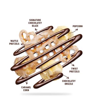 Thinful Chocolately Drizzle Gourmet Popcorn & Pretzel Snack Mix, Low-Calorie & Low-Sugar Treat with Stevia Blend - 3-Pack (13.5 oz) - Buy Online on GoSupps.com