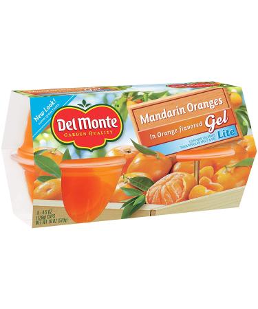 Del Monte Mandarin Oranges in Lite Orange Flavored Gel - 4.4 oz Plastic Fruit Cups - Buy Online on GoSupps.com