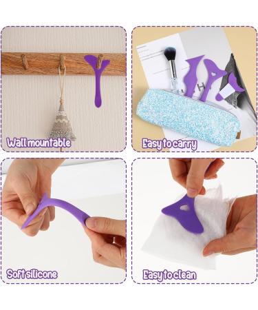 Jeffdad 4-Piece Reusable Silicone Eyeliner Template Set - Purple | Multifunctional Makeup Tool for Beginners and Professionals - Buy Online on GoSupps.com