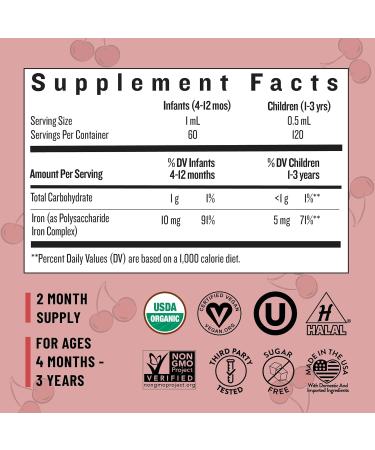 Legendairy Milk Baby Vitamin D3 K2 and Iron Drops Bundle Age 4 Months+ - Buy Online on GoSupps.com