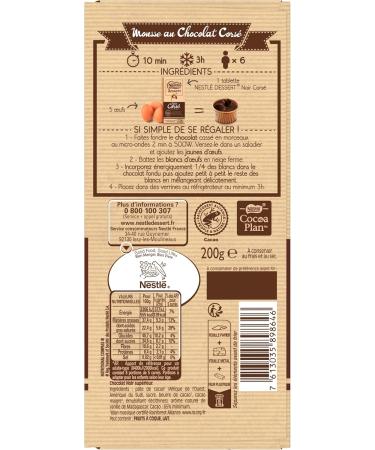 Nestl Dessert - Dark Chocolate for Baking - 200g Bar - Buy Online on GoSupps.com