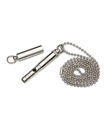 COMPANY OF ANIMALS Professional Whistle for Dogs Best Dog Training Equipment Adjustable Frequency Clear Sound for Sensitive Dogs Includes Metal Lanyard & Cap Silver medium