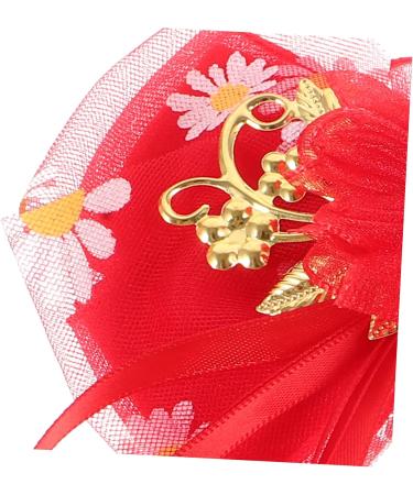 FRCOLOR Year of The Dragon Hair Accessories Hair Pins Tassel Hair Clip Barrettes for Teens Asian Hair Accessories Chinese New Year Hair Accessories Red Metal Girl Issue Card Child - Buy Online on GoSupps.com