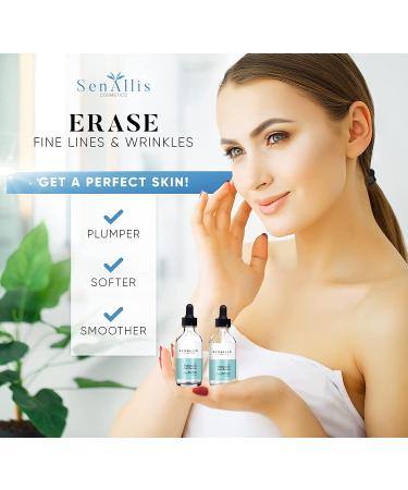 Pure Hyaluronic Acid Serum 2 fl oz & Double Pack | Anti-Aging, Ultra-Hydrating Moisturizer | Made in USA - Buy Online on GoSupps.com