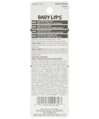 Buy Maybelline Baby Lips Crystal Lip Balm Beam of Blush - 0.15 Oz | International Shipping Available - Buy Online on GoSupps.com