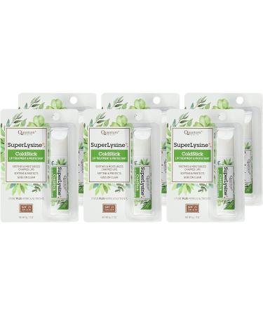 Quantum Research Coldstick Super Lysine 6 ct - Fast-Acting Cold Sore Relief - Buy Online on GoSupps.com