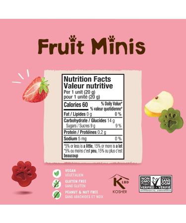 BEAR Fruit Minis DUO 18 Packs per Box- Healthy Fruit Snacks Apple & Strawberry Flavour 100 Grams - Buy Online on GoSupps.com