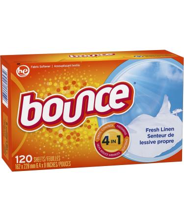 Bounce Fabric Softener Sheets - Fresh Linen Scent | Softens Reduces Static & Freshens Laundry | International Shipping - Buy Online on GoSupps.com
