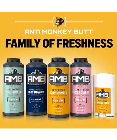 Anti Monkey Butt Lady's Body Powder with Calamine 8 oz (2 Pack) - Chafing Prevention & Sweat Absorption - Talc-Free - Buy Online on GoSupps.com