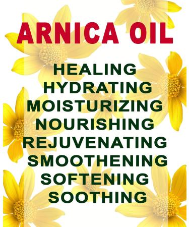 Botanical Beauty ARNICA OIL Arnica Montana Herbal Oil 100% Natural for FACE SKIN BODY HAIR NAILS 0.5 Fl.oz.- 15 ml Skin Moisturizer Oil Skin Nourishing Oil - Buy Online on GoSupps.com