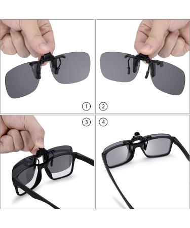 Read Optics Clip-On Polarised Sunglasses | Blue Mirror Lens | Fits Over Glasses - Buy Online on GoSupps.com