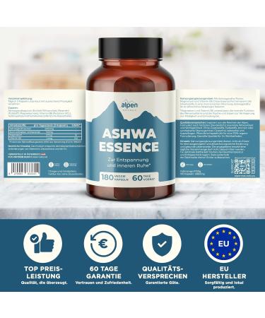 Buy High-Dose Ashwagandha Capsules with Magnesium & Vitamin B6 | 180 Vegan Capsules | 2004mg Premium Indian Sleepberry Powder | Natural & Lab-Tested | Made in Austria - Buy Online on GoSupps.com