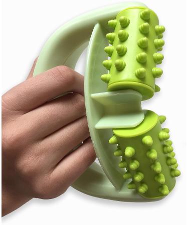 TESMED Cell Anti Cellulite Massage Roller with Handle - Green | Buy Online for International Shipping - Buy Online on GoSupps.com