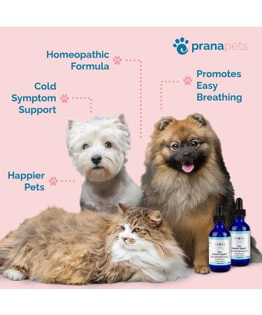 Prana Pets Cold Support for Cats and Dogs - Natural Relief for Pet Respiratory Health - Buy Online on GoSupps.com