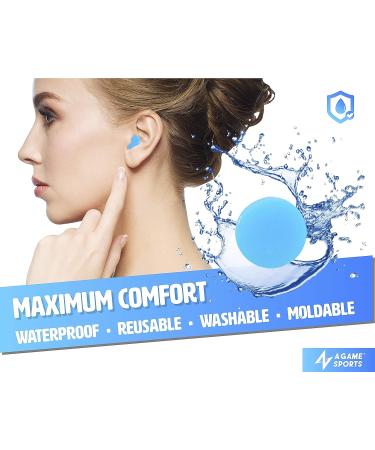 7 Pairs Reusable Silicone Ear Plugs for Sleeping, Swimming, & Noise Reduction - 32dB NNR, Waterproof, Sound Blocking - Ideal for Shooting, Concerts, Motorcycles, and Snoring - Buy Online on GoSupps.com