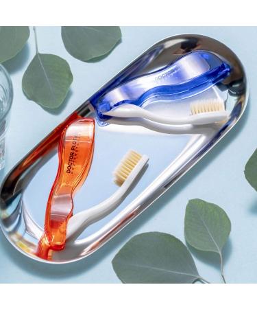 Dr. Plotka's Extra Soft Flossing Toothbrush 6 Pack - Gentle on Sensitive Teeth & Gums - Includes Adults, Kids & Travel Brushes - Buy Online on GoSupps.com