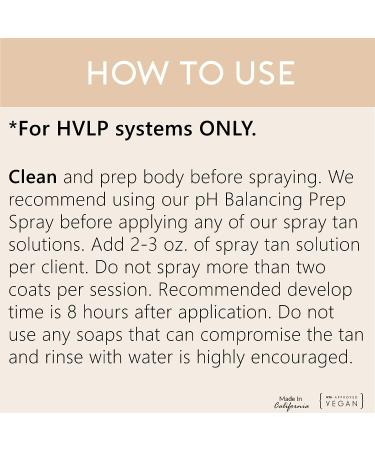 SJOLIE No. 6 Spray Tan Solution - Light Blend for Fair Skin 8oz - Buy Online on GoSupps.com