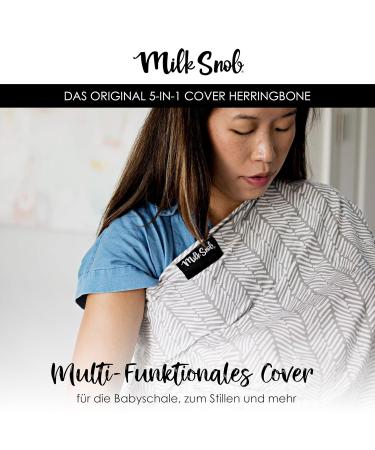 Buy MILK SNOB 5-in-1 Multifunctional Baby Carrier | Herringbone | Stroller Sun Protection & Breastfeeding Top | International Shipping - Buy Online on GoSupps.com