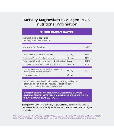 Michelle Peiret Wellness Bundle with Valerian Root Sweet Dreams Tea & Mobility Magnesium with Collagen Powder Capsules Natural Ingredients 60 Servings - Buy Online on GoSupps.com