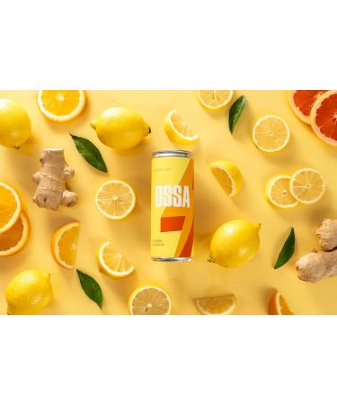 OSSA OSSA Ginger Lemon Energy Tea (24 x 250ml) Refreshing Guayusa-Infused Boost Packed with Antioxidants for Natural Energy & Wellness - Buy Online on GoSupps.com