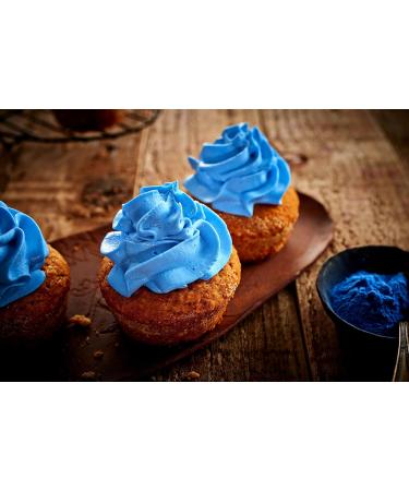 Buy Natural Colors Blue | Vegan Spirulina Food Coloring for Dough & Creams - Gluten-Free 1x8g - Buy Online on GoSupps.com