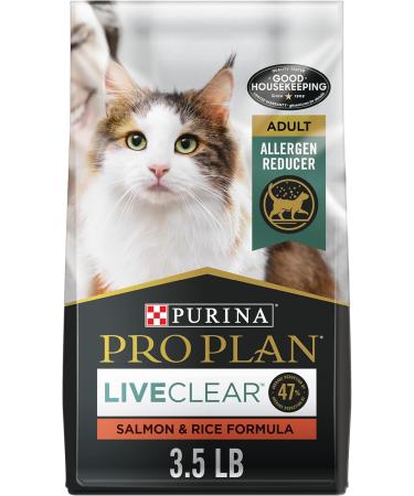 Purina Pro Plan LiveClear Allergen Reducing Dry Cat Food Salmon & Rice + Chicken & Rice (1.59kg) - Buy Online on GoSupps.com