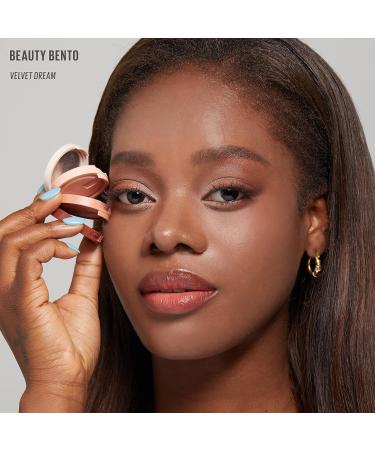 Kaja Beauty Bento Collection - Burnt Sandy Brown Eyeshadow Trio | Travel Size 0.03 Oz | Allure Best of Beauty Award Winner 2019 - Buy Online on GoSupps.com