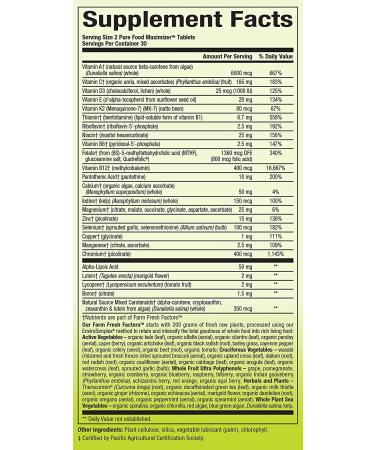 Natural Factors Whole Earth & Sea Women's 50+ Multivitamin & Mineral - 60 Tablets for Optimal Health - Buy Online on GoSupps.com