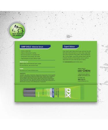 DX Smooth Bump Shield Intensive Serum 15ml | Fast-Acting Razor Bump + Ingrown Hair Treatment for Men - Buy Online on GoSupps.com