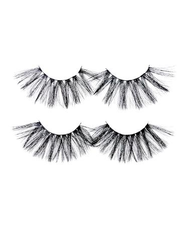 Forever 21 Eyelashes 2-Pack | Voluminous 5D Faux Lashes Set | Easy To Apply Women's Makeup Must Haves | F21 Beauty - Buy Online on GoSupps.com