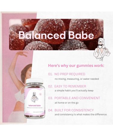 Balancing Act - Peach Balanced Babe - Daily Gummies with Probiotic Prebiotic & Vitamin Support - 30 Day Supply (60 Count) - Buy Online on GoSupps.com