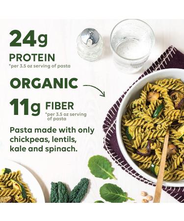 Chickapea Lentil Kale Spinach Pasta - Gluten Free, High Protein 8oz (Pack of 6) - Buy Online on GoSupps.com