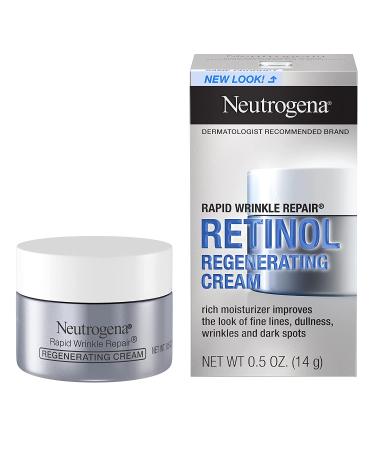 Neutrogena Rapid Wrinkle Repair Retinol Face Moisturizer - Anti-Aging Cream with Hyaluronic Acid (Pack of 12) - Buy Online on GoSupps.com