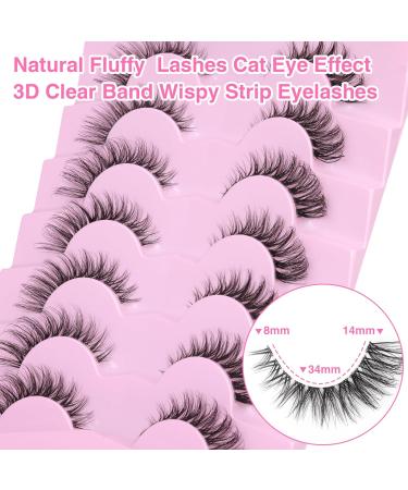 Shop Lvmixwig Cat Eye Artificial Eyelashes | Natural Look False Eyelash Extensions for Stunning Eyes - International Shipping Available - Buy Online on GoSupps.com
