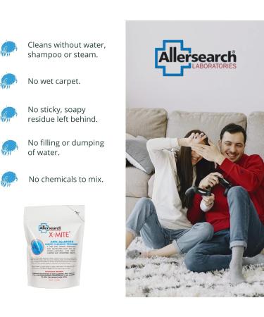 Allersearch X-Mite Dry Powder Carpet Cleaner - Buy Online on GoSupps.com
