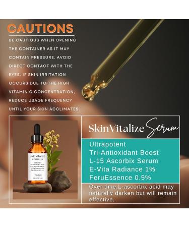 Shop SkinVitalize CE Ferulux Vitamin C Serum - 30ml | Anti-Aging Dark Spot Correction & Even Skin Tone | Advanced Skin Care Formula - Buy Online on GoSupps.com