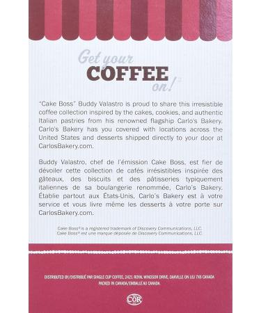 Cake Boss Coffee Vanilla Buttercream Pods - 24 Count - Buy Online on GoSupps.com
