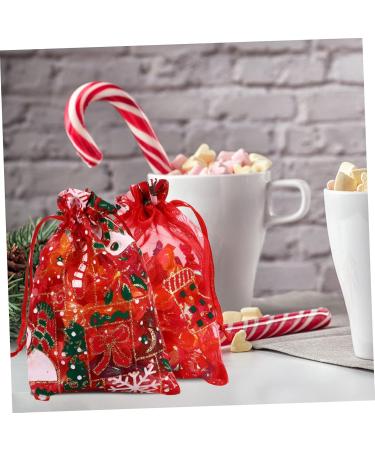 ABOOFAN 150 pcs Snowflake Storage Claus Wedding Party Star Bag Christmas for Organza Theme Pouch 10X15CMx3pcs As Shownx3pcs - Buy Online on GoSupps.com