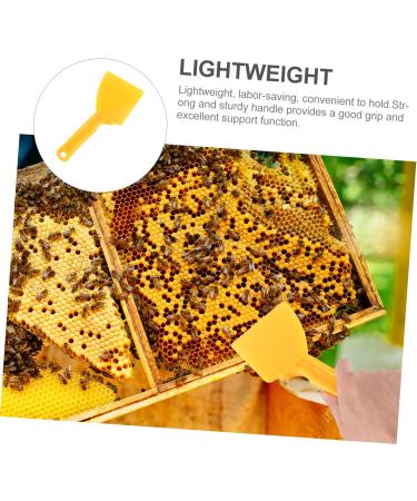 POPETPOP 3 Pcs Plastic Honey Spatula Honey Harvesting Tool Squeegee Honey Collecting Tool Beekeeping Supplies 20x10.5cm x3pcs Yellowx3pcs - Buy Online on GoSupps.com