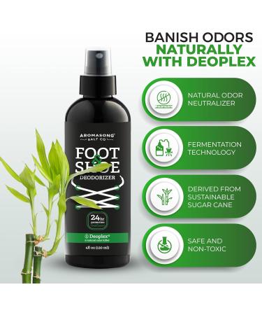 Aromasong Natural Shoe Deodorizer and Foot Spray - Fresh - 4 Fl Oz. - Buy Online on GoSupps.com