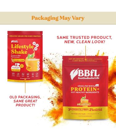 BBfL Grass-Fed Whey Protein Shake 21g rBGH-Free Protein Turmeric + Curcumin 95% + Ceylon Cinnamon Apple Cider Vinegar Prebiotics Digestive Enzymes Supports Inflammatory Response All-in-One Shake (15 Servings Turme  - Buy Online on GoSupps.com