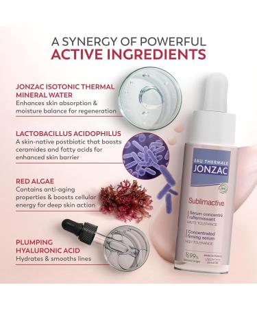 Sublimactive Organic Anti-Aging Firming Serum - Reduces Fine Lines & Smooths Wrinkles - Natural Skincare for Sensitive Skin - 1.01 fl oz - Buy Online on GoSupps.com