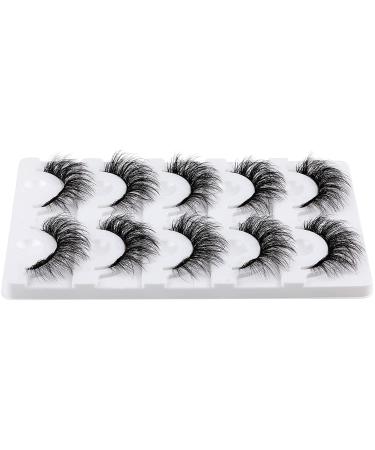 Shop Alicrown 5 Pairs Wispy Natural Faux Mink False Eyelashes - Soft, Fluffy & 5D Volume - Buy Online on GoSupps.com