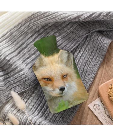 Fox Hot Water Bottle with Plush Cover | Hand Warmer for Adults & Kids | 26.5x15.3cm - International Shipping Available - Buy Online on GoSupps.com