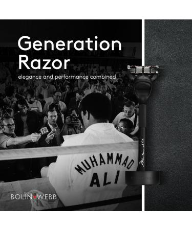 Buy Bolin Webb Limited Edition Muhammad Ali Razor - Gillette Fusion5 Blade Lightweight Aluminum Handle Premium Shaving Experience - Buy Online on GoSupps.com