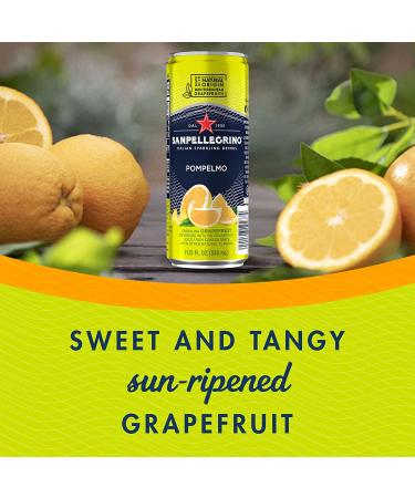 Sanpellegrino Pompelmo Italian Sparkling Grapefruit Drink 11.15 Fl Oz Cans - 24 Pack - Buy Online on GoSupps.com