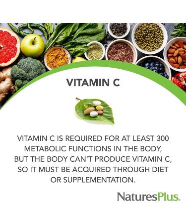 Nature's Plus Immune Vitamin C 500mg - 100 Chewable Tablets for Immune Support - Buy Online on GoSupps.com