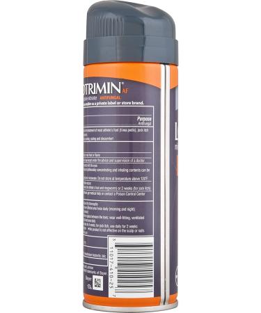 Lotrimin AF Athlete's Foot Powder Spray 2% Miconazole Nitrate - 4.6 oz Antifungal Treatment for AF, Jock Itch & Ringworm - Buy Online on GoSupps.com