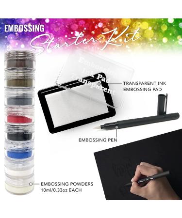 Embossing Kit Bundle with Heat Tool & Powders - Complete Starter Set for Crafts - Buy Online on GoSupps.com