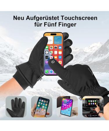 Anqier Touchscreen Ski Gloves -20 Cold-Resistant Waterproof Winter Gloves for Snowboarding Hiking & Outdoor Activities - Buy Online on GoSupps.com